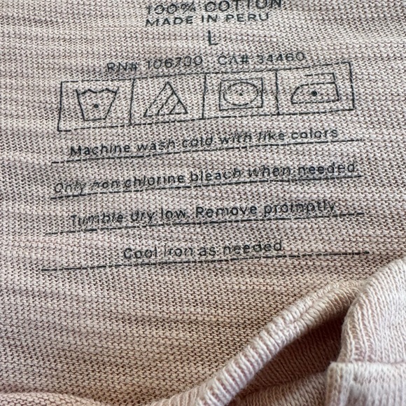 Men's Hudson and Vince Long Sleeve Shirts - Pink and Gray, Size Large - Picture 11 of 16